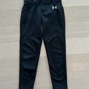 Under Armour Black Baseball Pants - Youth Small